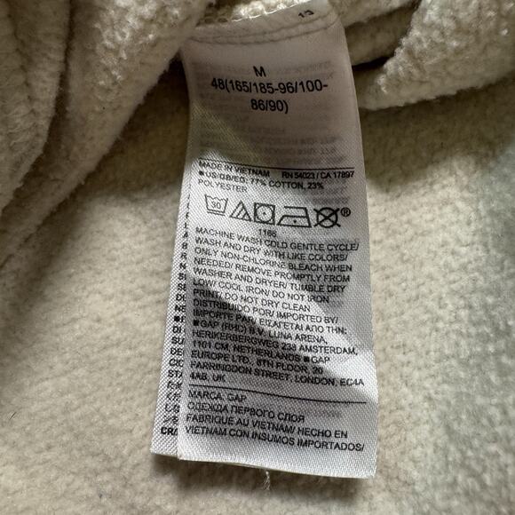 Gap Smiley Collab Hoodie Jacket Size Medium - Picture 7 of 7